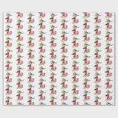 Ballroom Dancer Tanz Paar Swing Tanz Geschenkpapier (Flach)