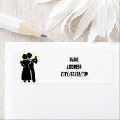 "BALLROOM DANCERS" ADRESSE ETIKETTEN (Insitu)