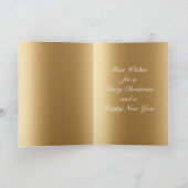 Ballroom Dancers Holidays Weihnachtskarte Karte (Innenseite)