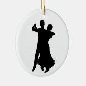 Ballroom Dancers Keramik Ornament (Rechts)