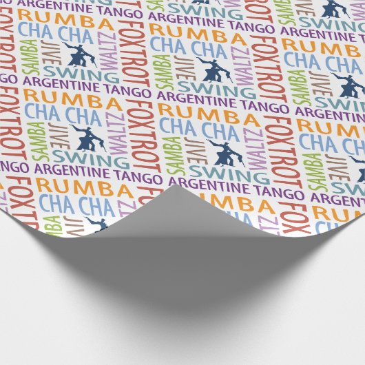 Ballroom Dancing Geschenkpapier (Ecke)