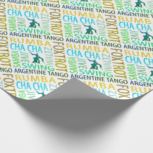 Ballroom Dancing Geschenkpapier (Ecke)