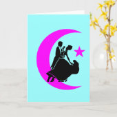 Ballroom Dancing Karte (Gelbe Blume)