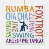 Ballroom Dancing Keramikornament (Rückseite)
