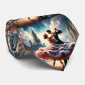 Ballroom Dancing Paare Tanzmusik Band Krawatte (Gerollt)