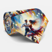 Ballroom Dancing Paare Tanzmusik Band Krawatte (Gerollt)