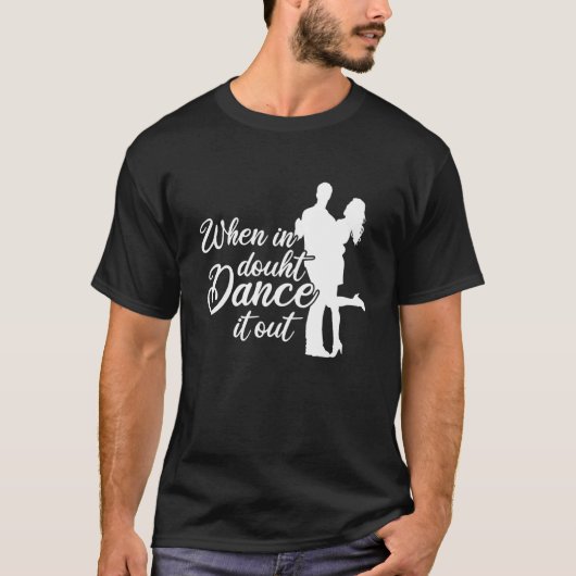 Ballroom Dancing Partner Line Of Dance Ballet Danc T-Shirt (Vorderseite)