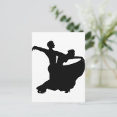 Ballroom Dancing Postkarte (Stehend Vorderseite)