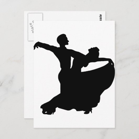 Ballroom Dancing Postkarte (Vorne/Hinten)