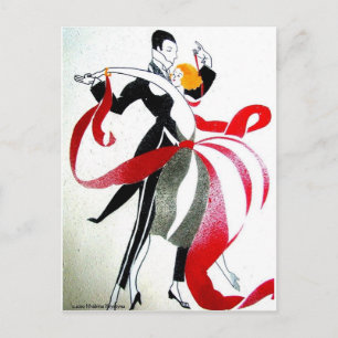 BALLROOM DANCING POSTKARTE