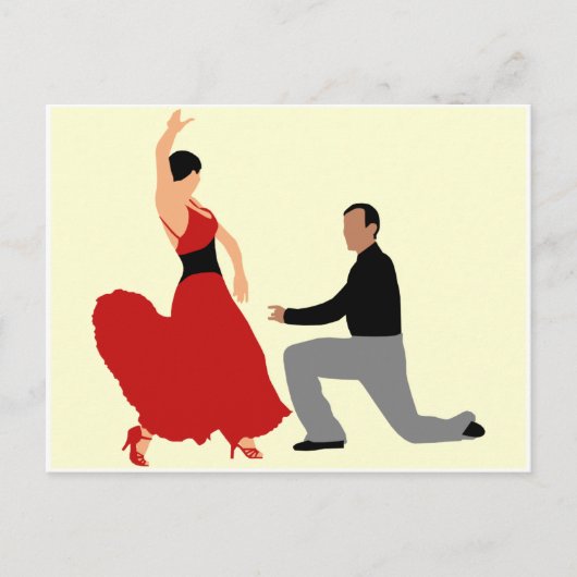 Ballroom Dancing Postkarte (Vorderseite)