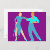 Ballroom Dancing Postkarte (Vorne/Hinten)