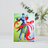 BALLROOM DANCING POSTKARTE (Stehend Vorderseite)