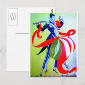 BALLROOM DANCING POSTKARTE (Vorne/Hinten)