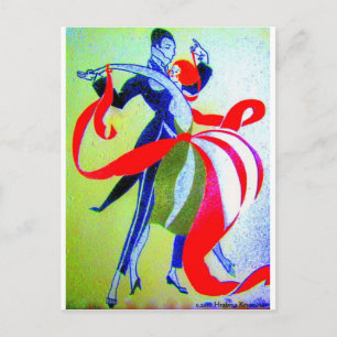 BALLROOM DANCING POSTKARTE