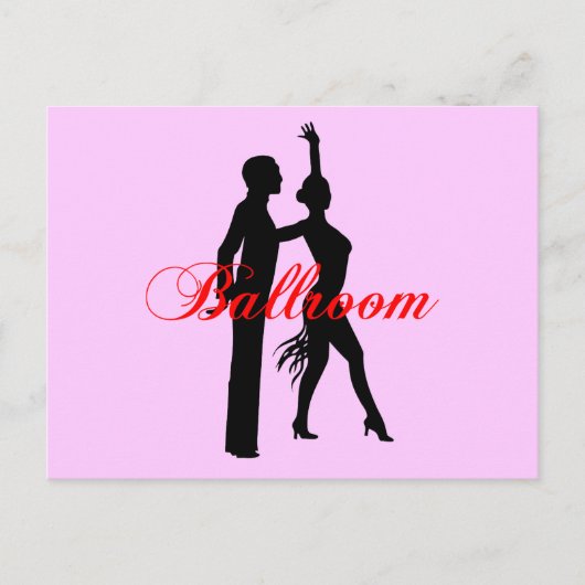 Ballroom Dancing Postkarte (Vorderseite)
