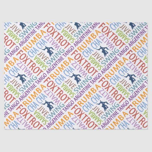 Ballroom Dancing Seidenpapier (Vorderseite)