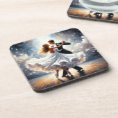 Ballroom Dancing Swing Tanz Musik Tanz Getränkeuntersetzer (Linke Seite)