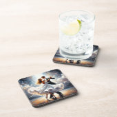 Ballroom Dancing Swing Tanz Musik Tanz Getränkeuntersetzer (Rechte Seite)