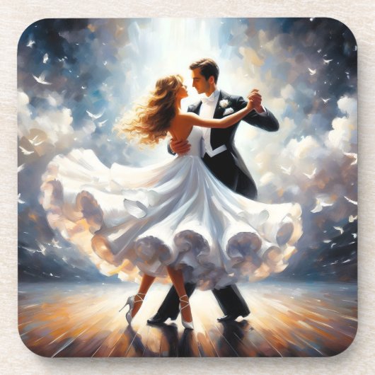 Ballroom Dancing Swing Tanz Musik Tanz Getränkeuntersetzer (Vorderseite)