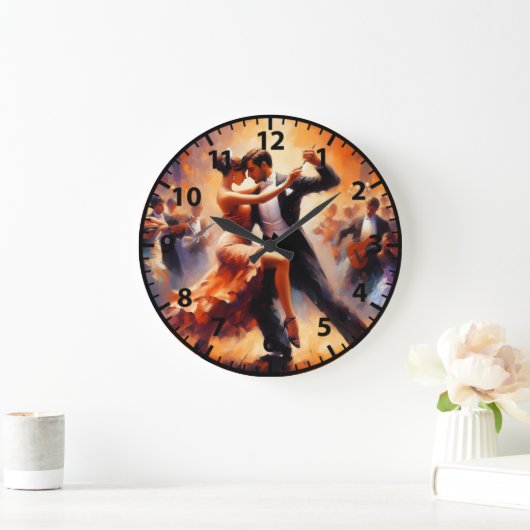 Ballroom Dancing Swing Tanzpaare Große Wanduhr (Zuhause)