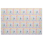 Ballroom Dancing Word Art Fabric Stoff (Fat Quarter (45,7 x 55,9 cm))