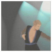 Ballroom Latin Dancer Couple mit Spotlight 9" Stoff (Nahaufnahme)