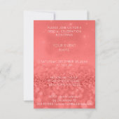 Ballroom Modern Dancer Piruette Pink Blush Foxier Einladung (Rückseite)