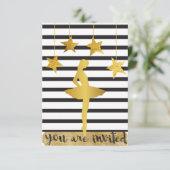 Ballroom Moderner Tänzer Piruette Vip Einladung (Stehend Vorderseite)