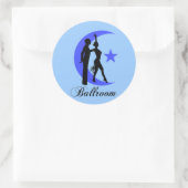 Ballroom-Tanz Runder Aufkleber (Tasche)