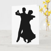 Ballroom-Tänzer Karte (Gelbe Blume)
