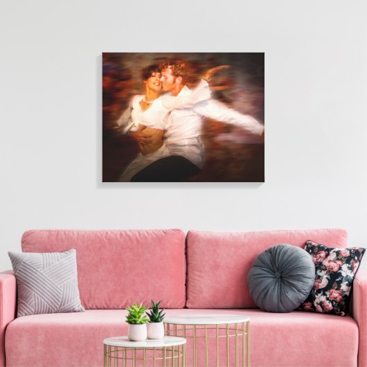 Ballroom-Tänzer Leinwanddruck (Insitu (Wohnzimmer))