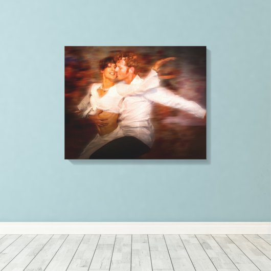 Ballroom-Tänzer Leinwanddruck (Insitu (Holzboden))