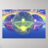 Balls 2 - nicht natürlicher Regenbogen Poster (Vorne)