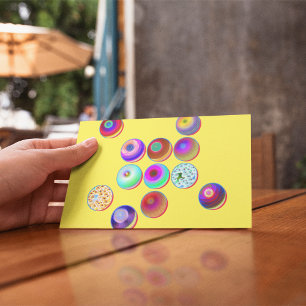 Balls & Bubbles № 27 Postcard Vorlage Postkarte