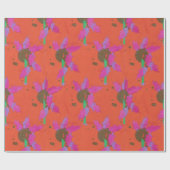 Balls & Candles & Holly Geschenkpapier (Flach)