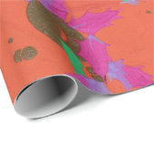 Balls & Candles & Holly Geschenkpapier (Rolleneckpunkt)