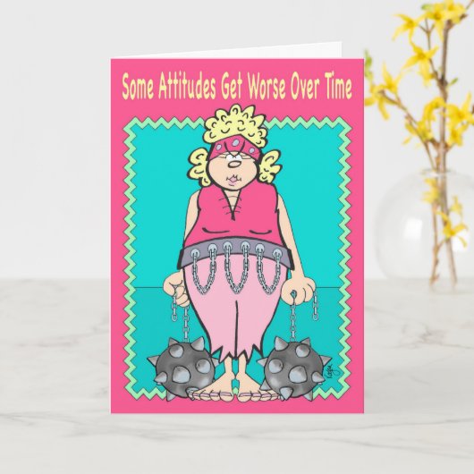 BALLS & CHAINS Geburtstagskarte Karte (Gelbe Blume)