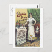 Balls Health Preservation Corsets Postkarte (Vorne/Hinten)