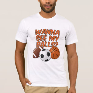Balls Shirt - wählen Sie Stil & Farbe