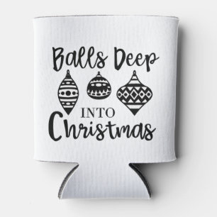 Balls tief in Weihnachten Weihnachten Weihnachten  Dosenkühler
