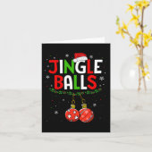 Balls Tinsel Matching Chestnut Weihnachtscouch 1 Karte (Gelbe Blume)