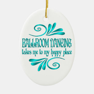 Ballsaal Tancing Happy Place Keramik Ornament