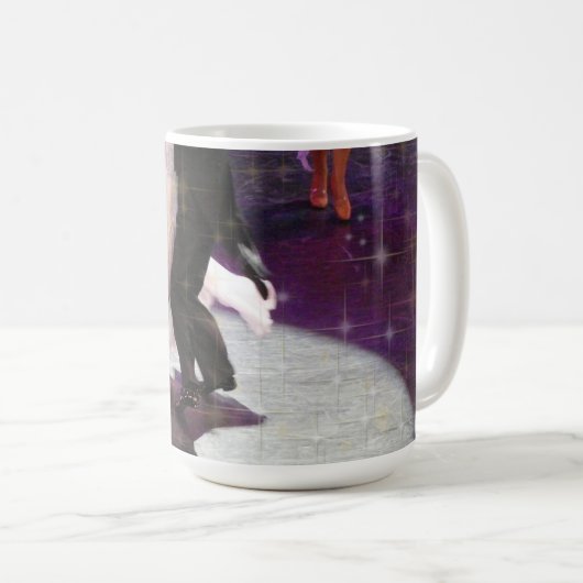 Ballsaal-Tänzer Kaffeetasse (VorderseiteRechts)