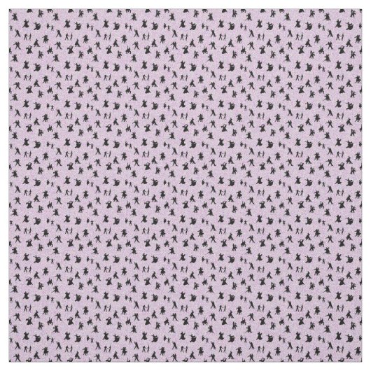 Ballsaal-Tänzer, schwarz auf Rosa Stoff (Muster)