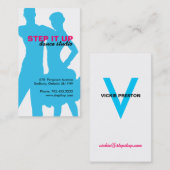 Ballsaal-Tänzer-Visitenkarte Visitenkarte (Vorne/Hinten)