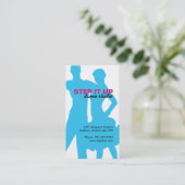 Ballsaal-Tänzer-Visitenkarte Visitenkarte (Stehend Vorderseite)