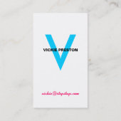 Ballsaal-Tänzer-Visitenkarte Visitenkarte (Rückseite)