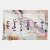 Ballsaal - Weiß Geschirrtuch (Horizontal)