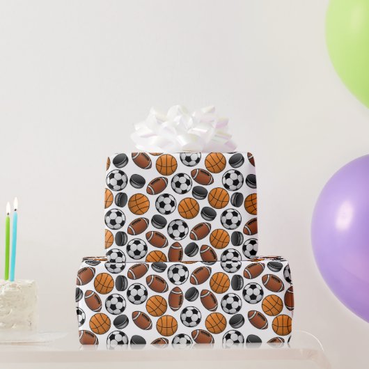 Ballspiele Geschenkpapier (Partygeschenke)